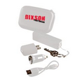 Power Charger Travel Kit - White